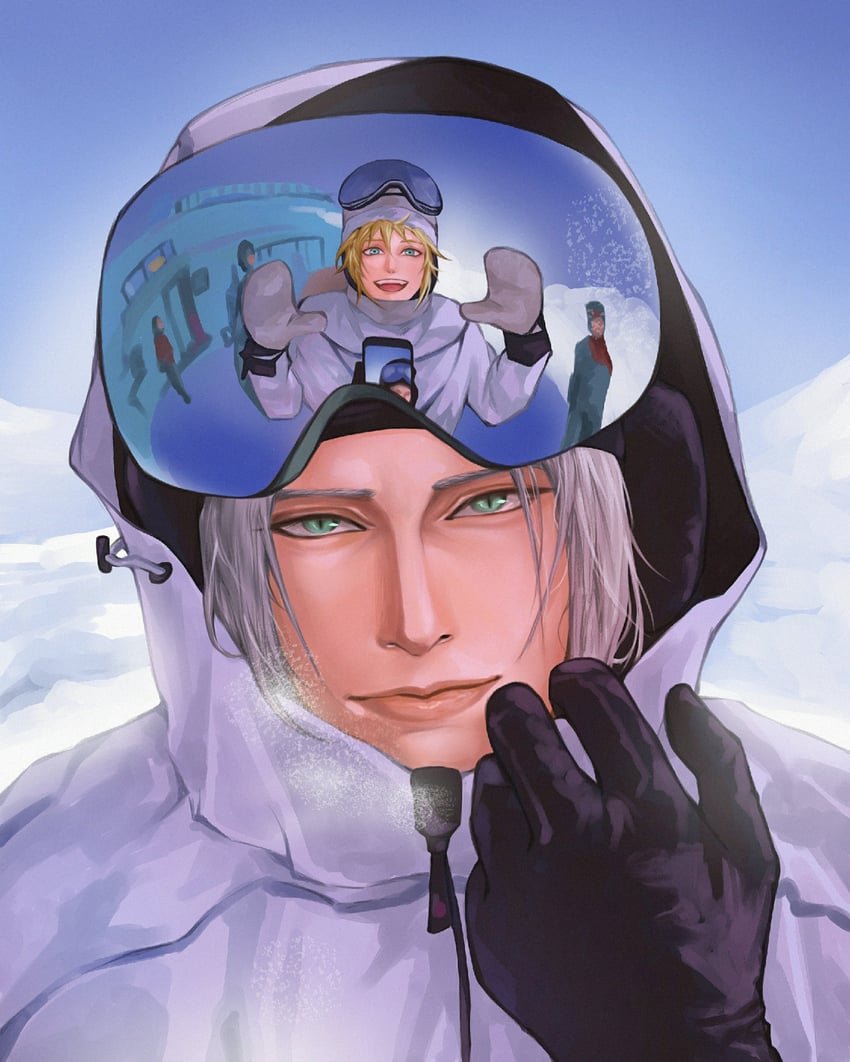 cloud strife and sephiroth (final fantasy and 1 more) drawn by felsparks