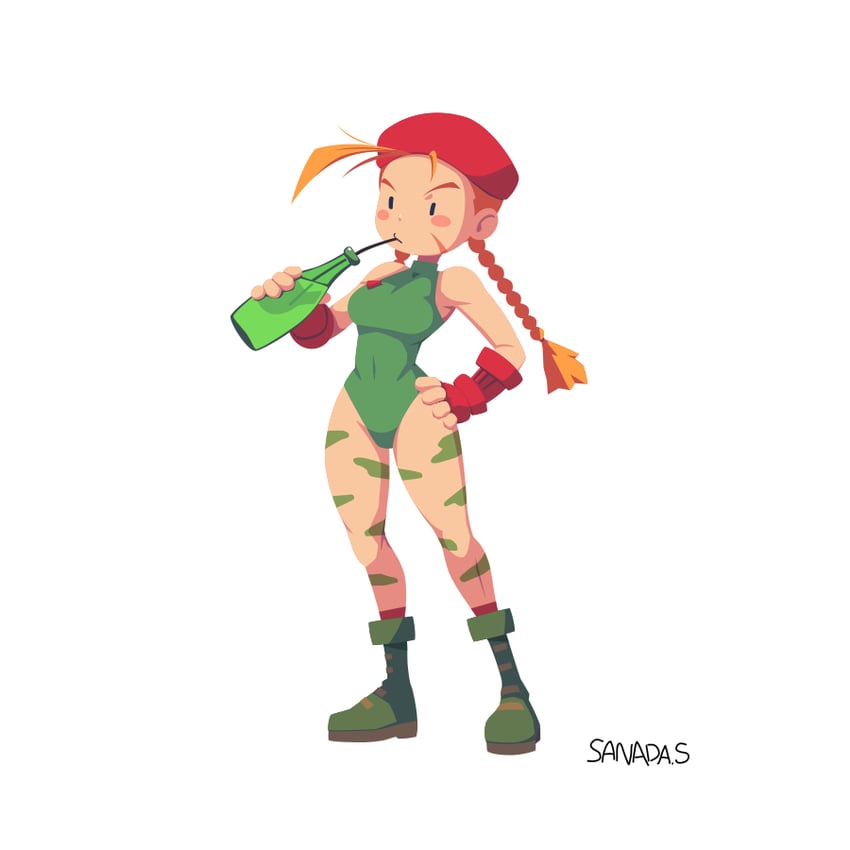 cammy white (street fighter and 1 more) drawn by sanada_shin
