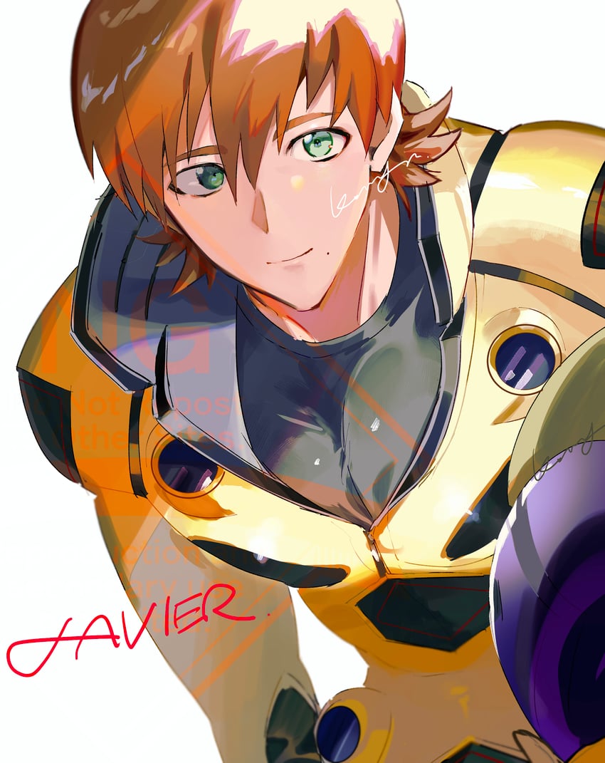 xavier olivette (gundam and 1 more) drawn by knmendako