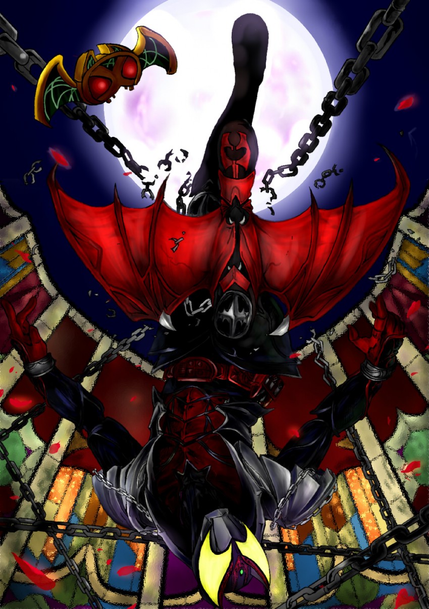 kamen rider kiva and kivat-bat iii (kamen rider and 1 more) drawn by aburae-mamire