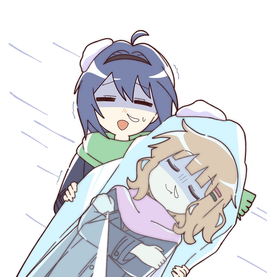 oomuro sakurako and furutani himawari (yuruyuri and 1 more) drawn by goron_(phde2424)