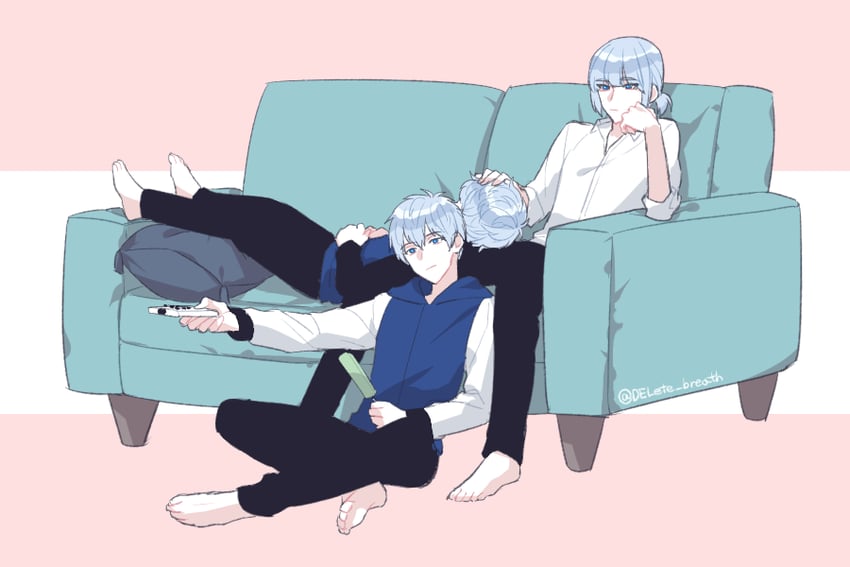 khun aguero agnis, khun ran, and khun hachuling (tower of god) drawn by deletebreath