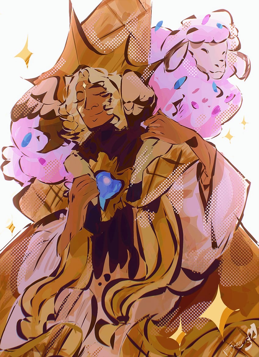 pure vanilla cookie (cookie run and 1 more) drawn by the0reoz