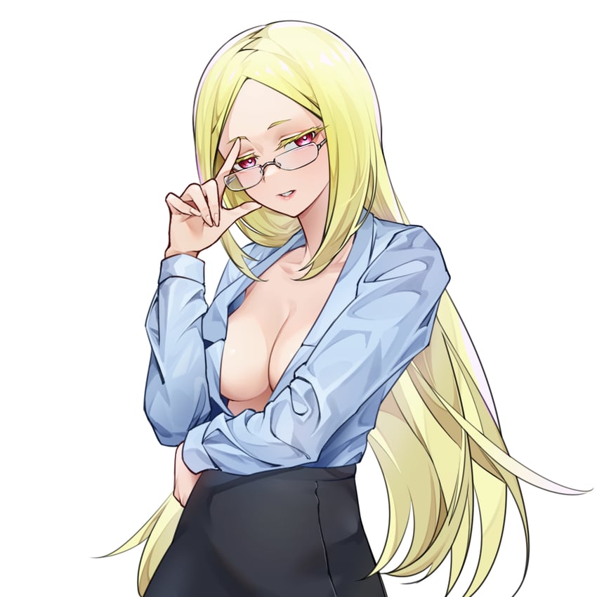 morino korisu and nero alice (mahou shoujo ni akogarete) drawn by mian_li