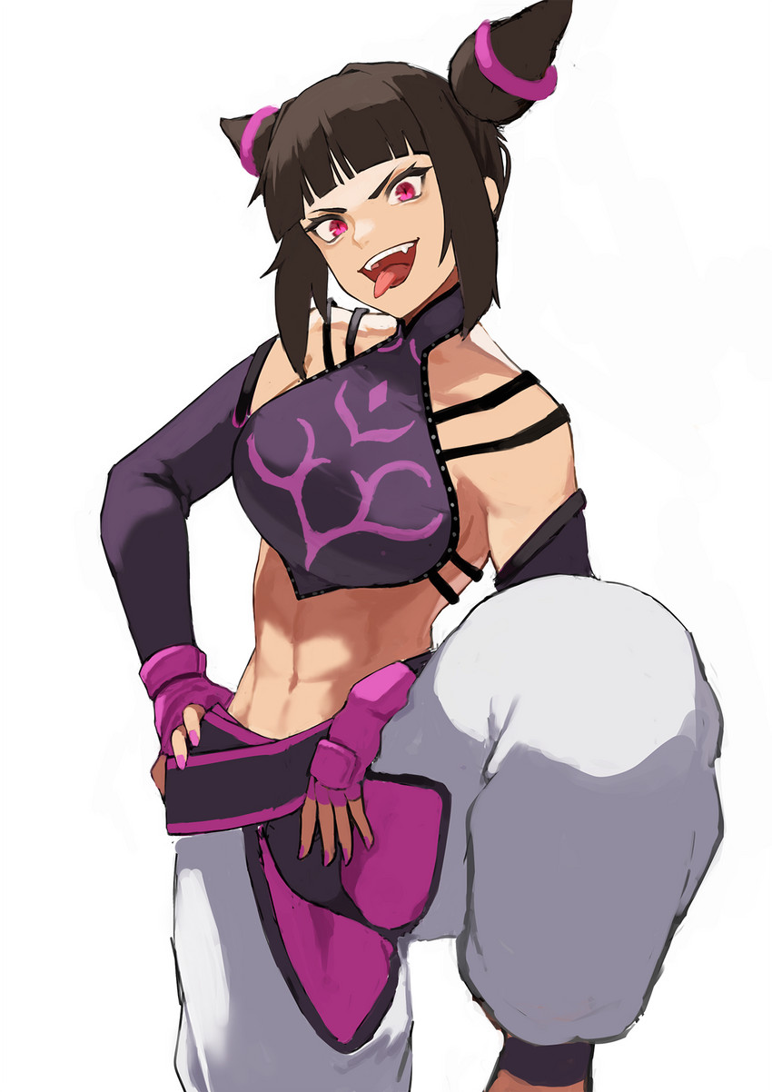 han juri (street fighter and 1 more) drawn by flasso
