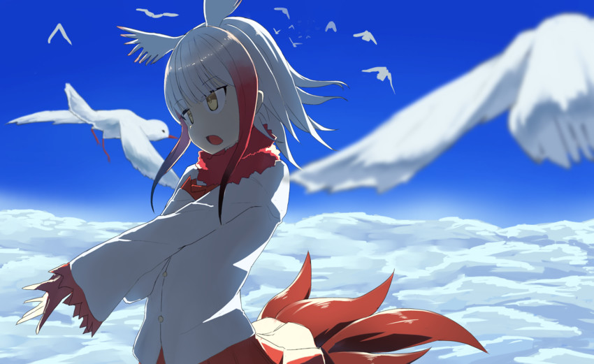 japanese crested ibis (kemono friends) drawn by tokoname