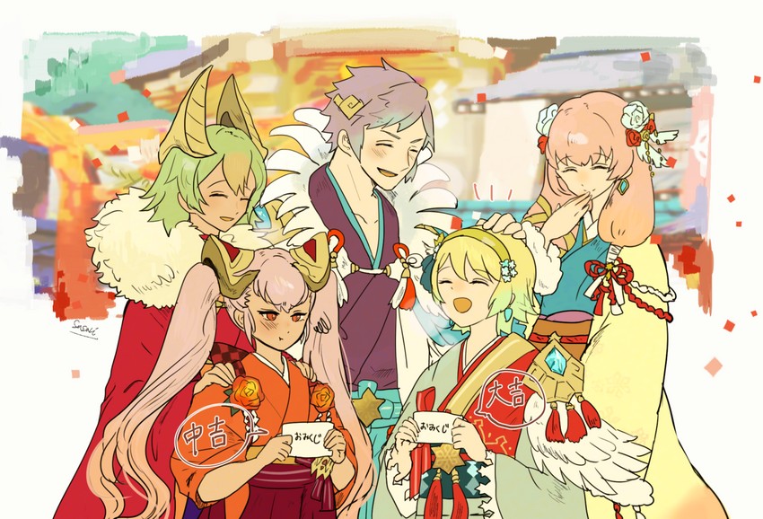 fjorm, laegjarn, gunnthra, laevatein, and hrid (fire emblem and 1 more) drawn by sasaki_(dkenpisss)
