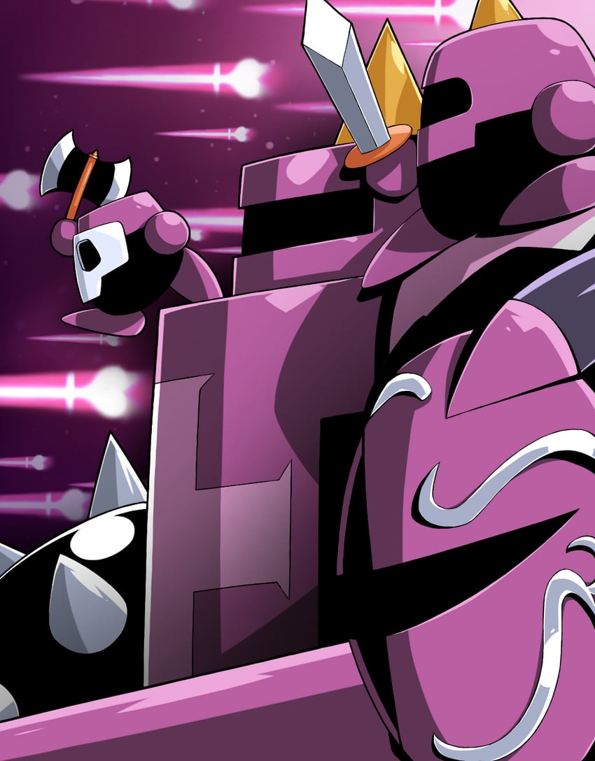 galacta knight, masher, butch, and blade (kirby and 1 more) drawn by muramo