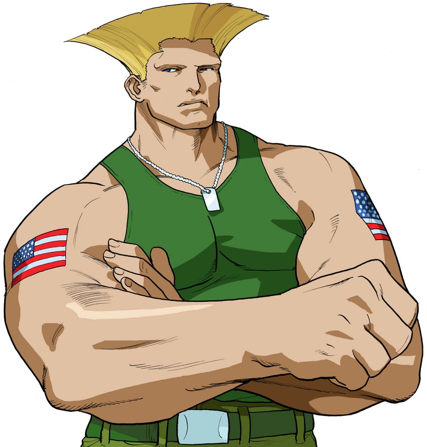 guile (street fighter and 1 more) drawn by bengus