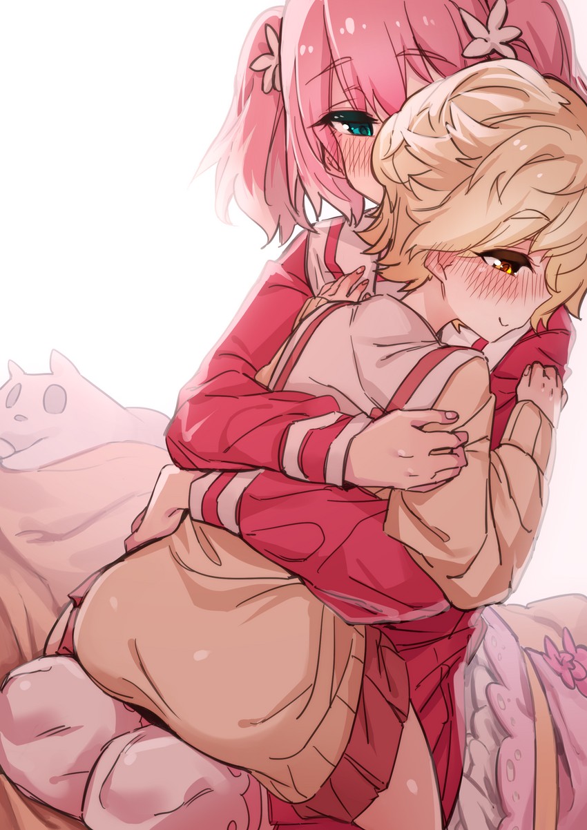 hiiragi nana and inukai michiru (munou na nana) drawn by mekyokyopon
