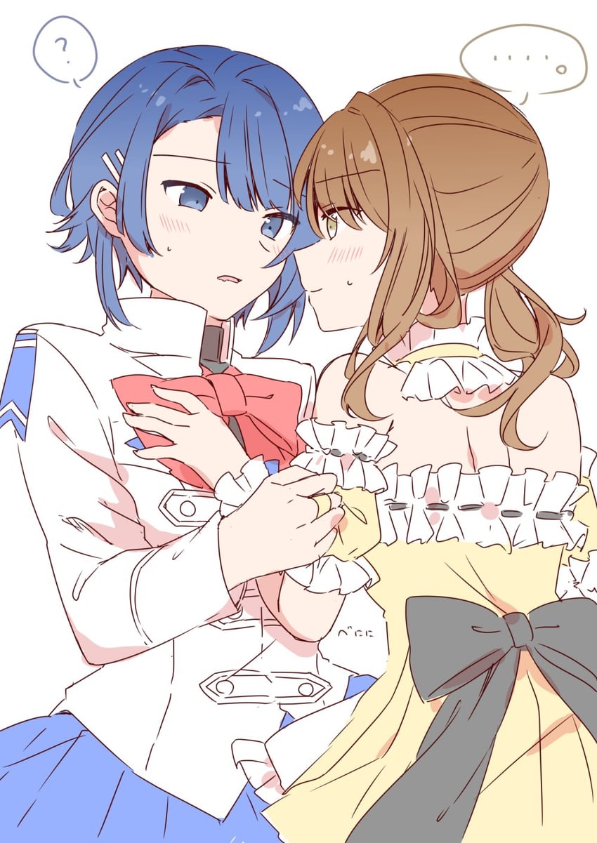 aizawa kazuha and iijima renka (assault lily) drawn by benini