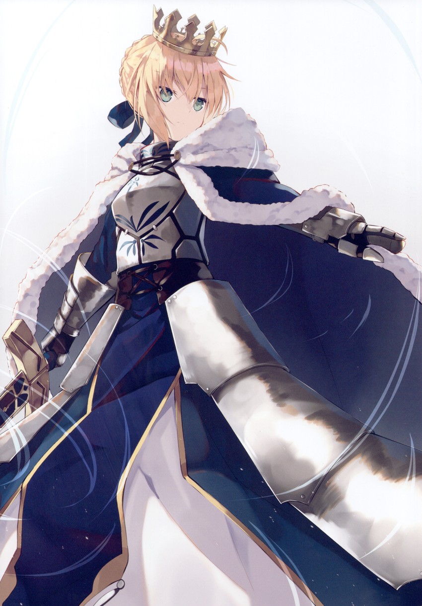 artoria pendragon and saber (fate and 1 more) drawn by nagishiro_mito