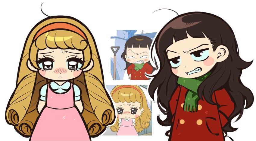 lee eun-hee and choi ja-doo (hello jadoo) drawn by jjjjtaaaku
