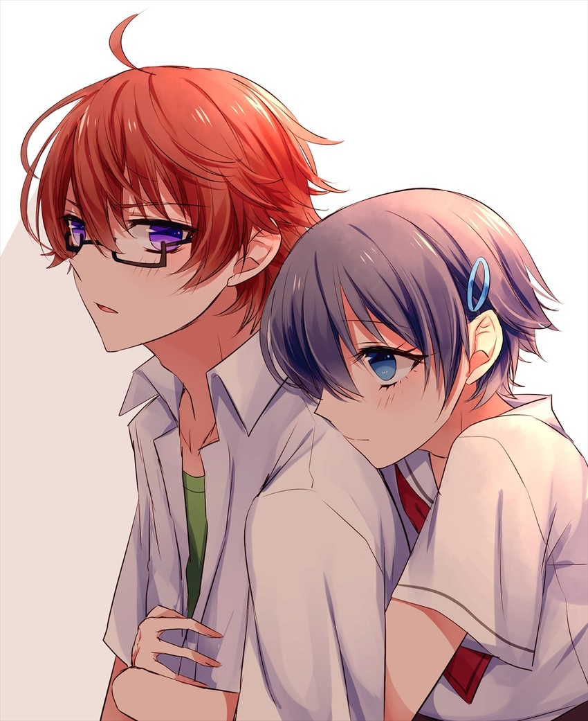 ikushima sora and shinomiya yuuki (tokyo xanadu) drawn by sano_(merrymerry)