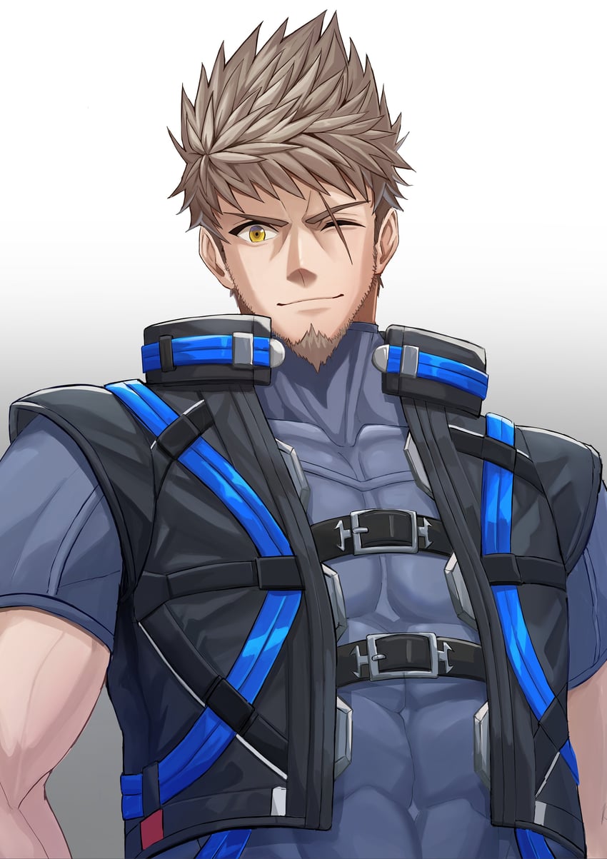 rex (xenoblade chronicles and 1 more) drawn by ryuei_tachibana