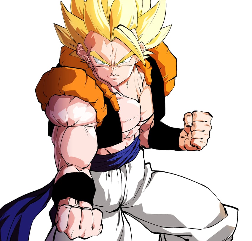 gogeta (dragon ball and 1 more) drawn by k.tomato