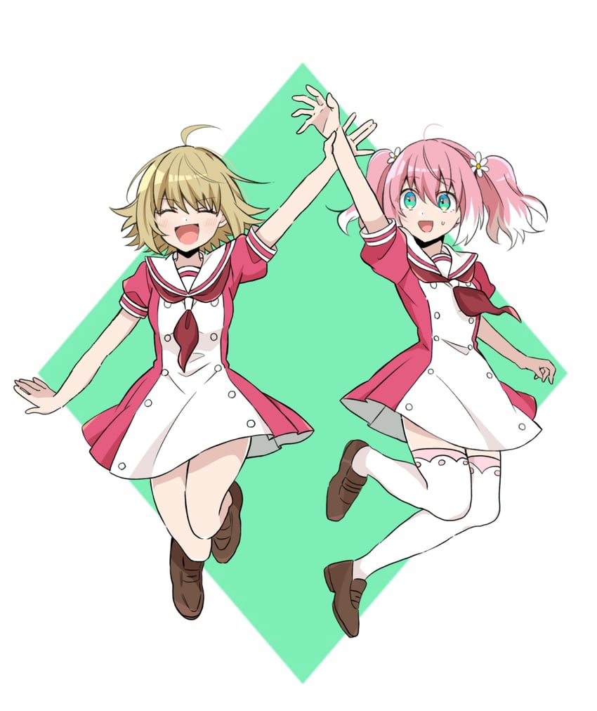 hiiragi nana and maezono sachiko (munou na nana) drawn by yukisa