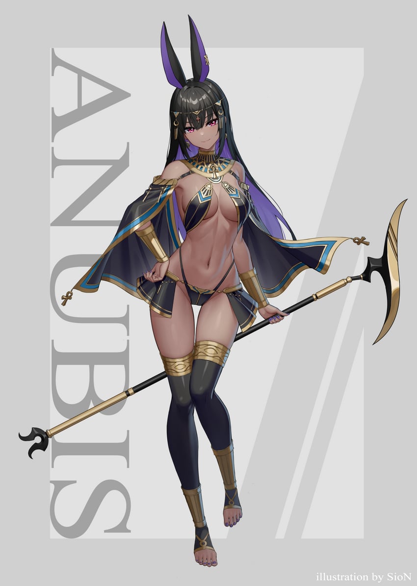 anubis (original and 1 more) drawn by sion_(9117)