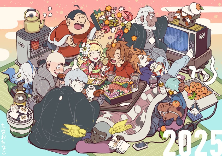 francoise arnoul, shimamura joe, jet link, albert heinrich, ivan whisky, and 5 more (cyborg 009) drawn by tanaotanako