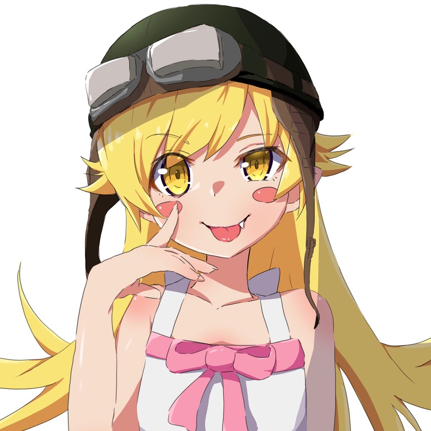 oshino shinobu (monogatari and 1 more) drawn by drawdream1025