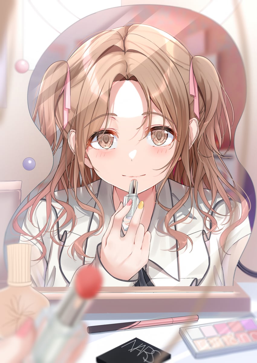 ichikawa hinana (idolmaster and 1 more) drawn by kunimine_yuzuki
