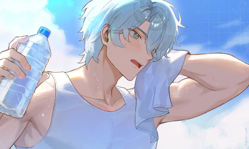 phainon (honkai and 1 more) drawn by yjh_ism