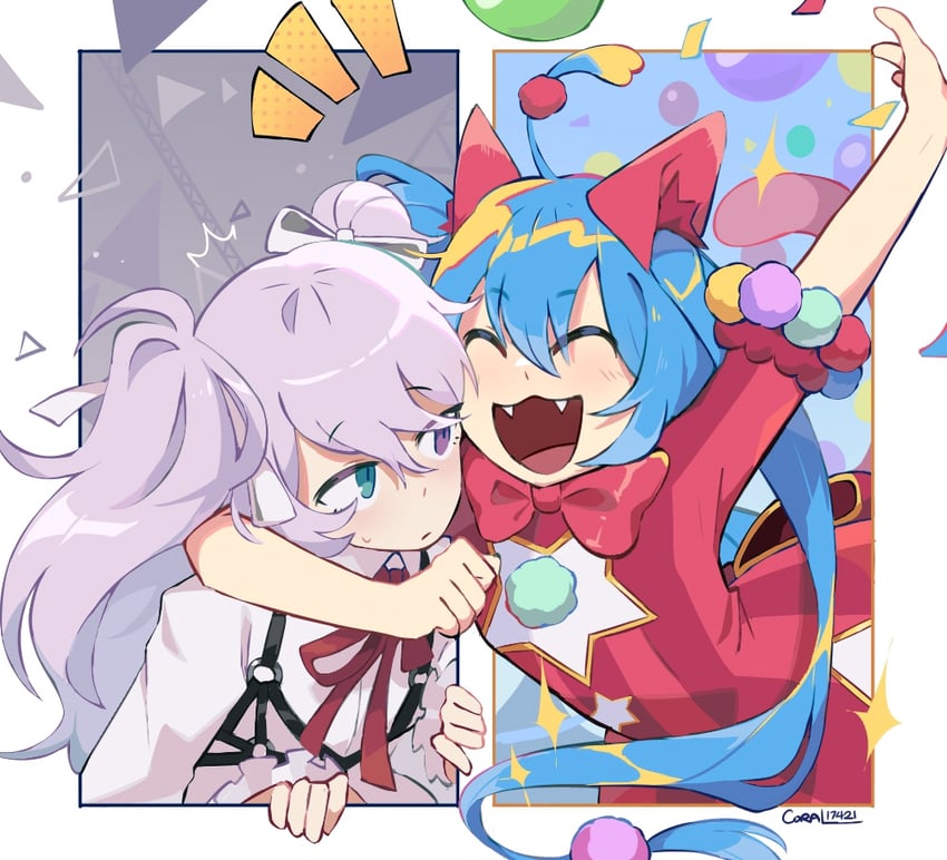 hatsune miku, 25-ji miku, and wonderlands x showtime miku (vocaloid and 1 more) drawn by coral_(coral_l33)