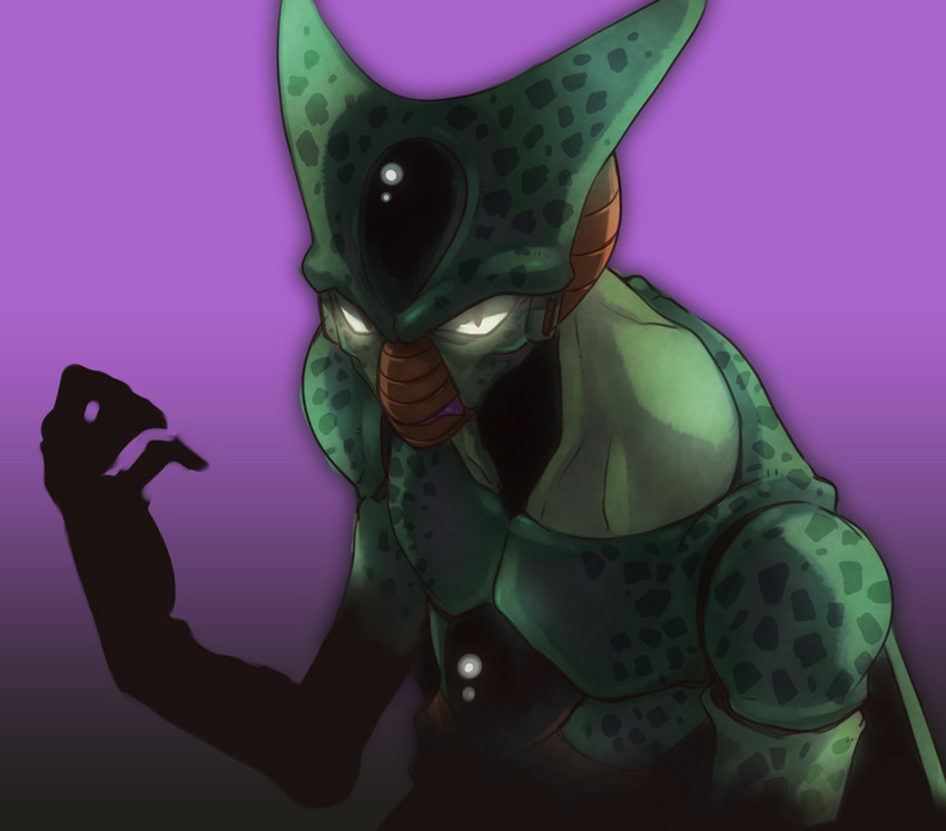 cell and imperfect cell (dragon ball and 1 more) drawn by rumie
