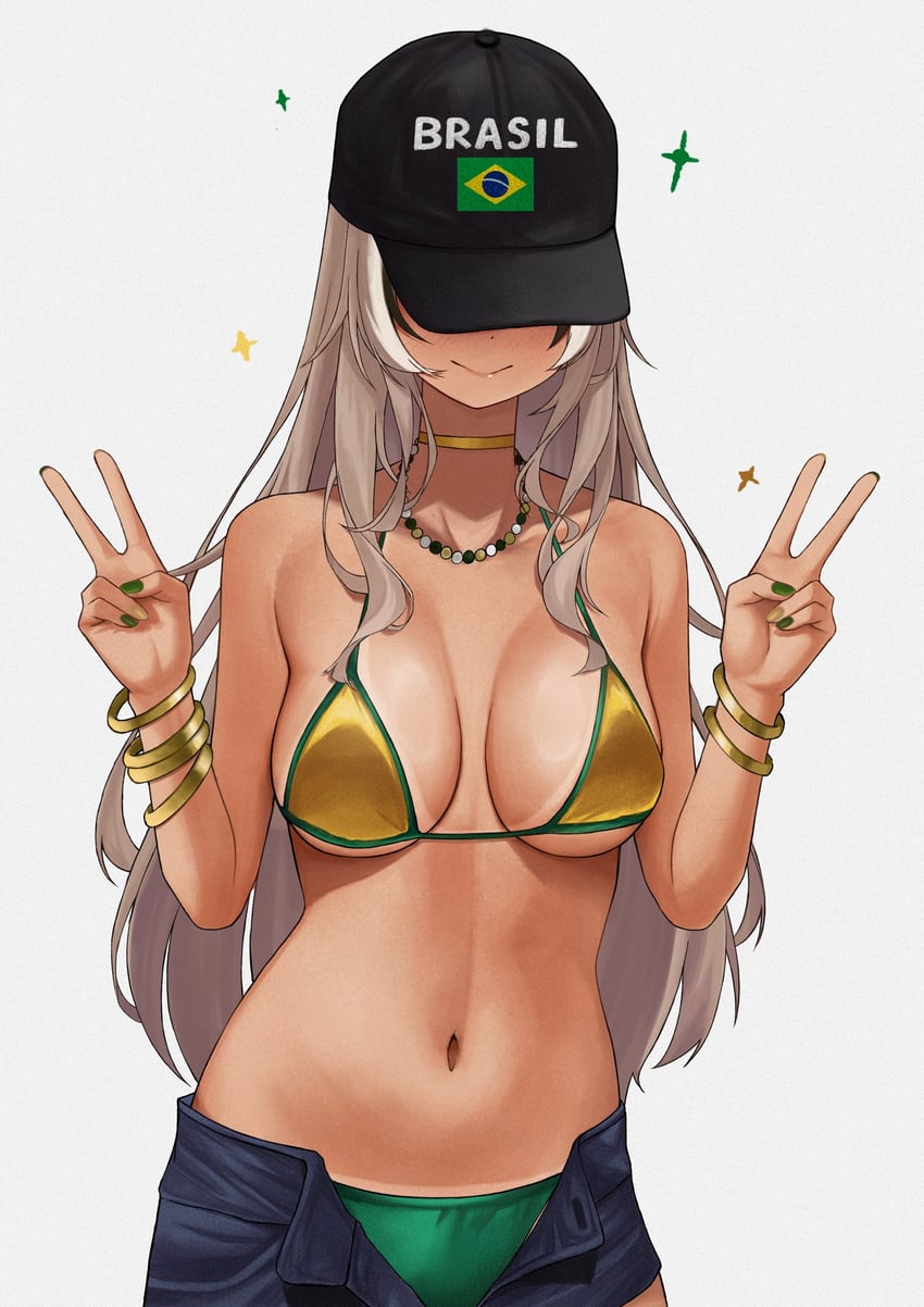 hatsune miku, nanashi mumei, and brazilian miku (hololive and 2 more) drawn by unmeidesu