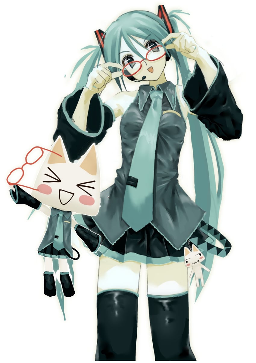 hatsune miku and inoue toro (vocaloid and 1 more) drawn by mizuno_(mizunomageko)