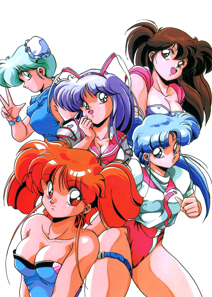 rinn, tomo, mika, cynthia, and kazumi (cyber block metal orange)
