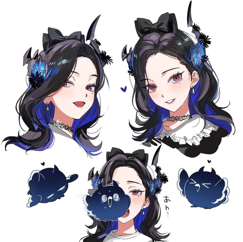 nerissa ravencroft and jailbird (hololive and 2 more) drawn by yomosaka