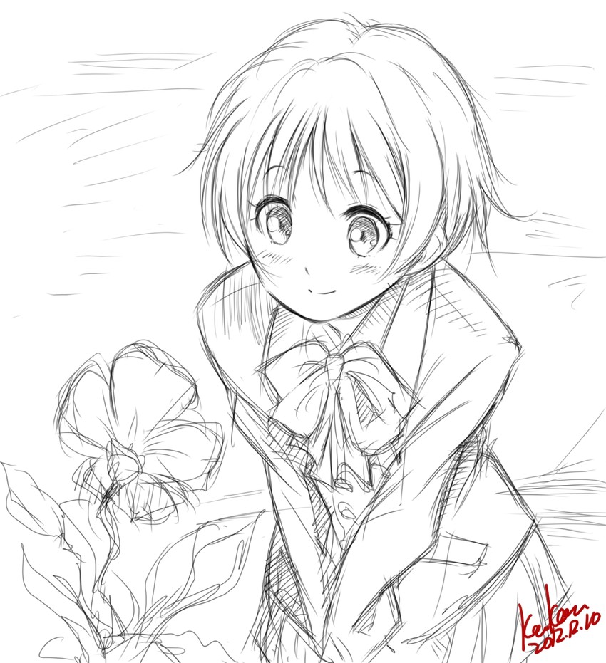 tsuyuri kumin (chuunibyou demo koi ga shitai!) drawn by kem_kem