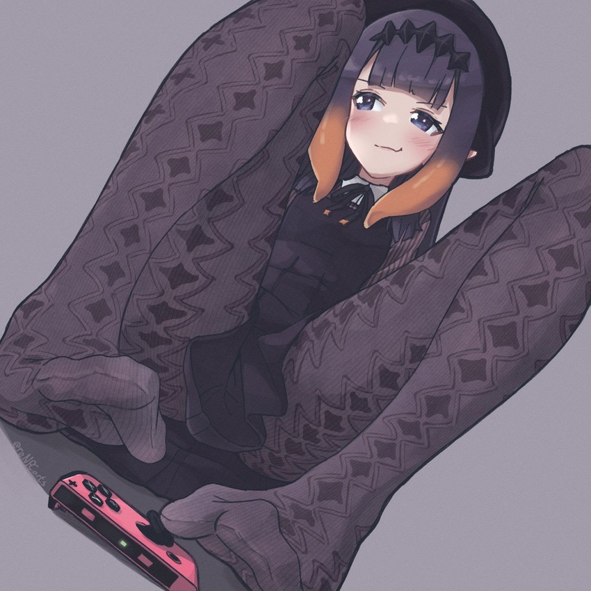 ninomae ina'nis (hololive and 1 more) drawn by kiirokuma