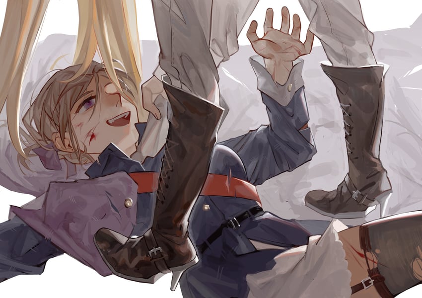united kingdom and france (axis powers hetalia) drawn by erweimaoyou