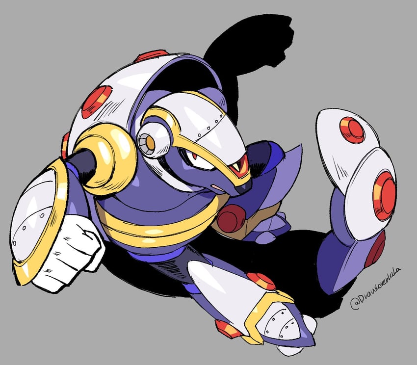 armored armadillo (mega man and 2 more) drawn by drawloverlala