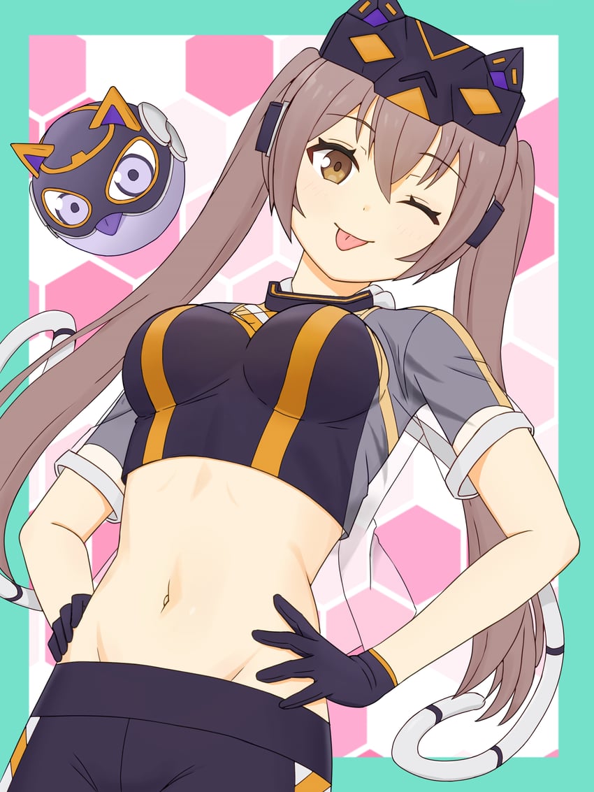 i:p masquerena and em:p meowmine (yu-gi-oh!) drawn by jackson_(antt3478)