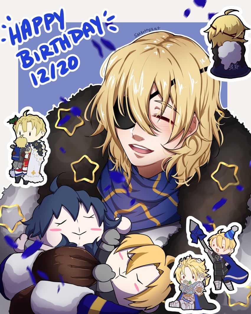 female byleth and dimitri alexandre blaiddyd (fire emblem and 3 more) drawn by smkittykat