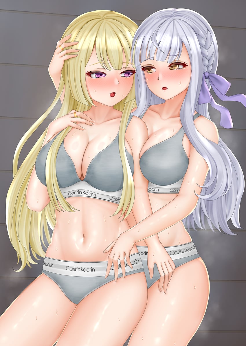 kon kanaho, miyagawa takane, maeda kaori, and isobe karin (assault lily) drawn by imai_tomohiro