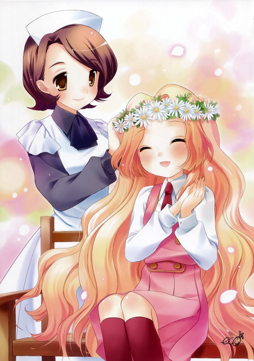 nunnally vi britannia and shinozaki sayoko (code geass) drawn by eco