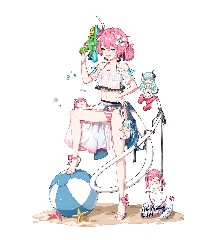 rozaliya olenyeva and liliya olenyeva (honkai and 1 more) drawn by hbb
