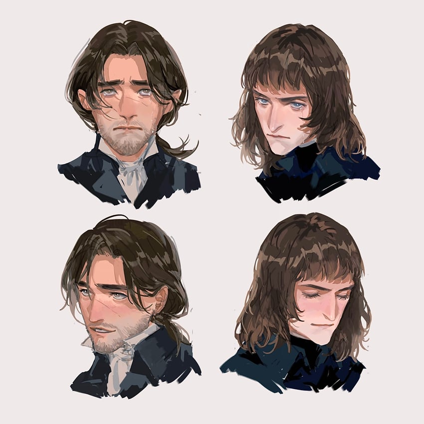 arno dorian and napoleon bonaparte (assassin's creed and 1 more) drawn by iyzlime