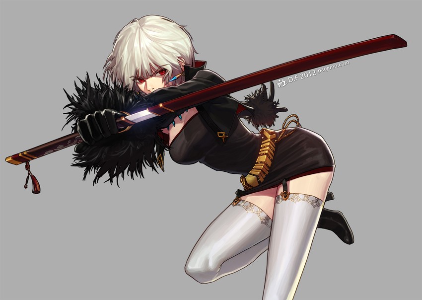 female slayer and sword master (dungeon and fighter) drawn by patyuno