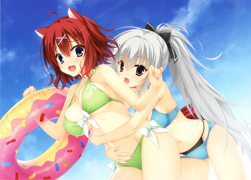 masaki gaillard and elena olegovna owen (dracu-riot! and 2 more) drawn by kobuichi and muririn