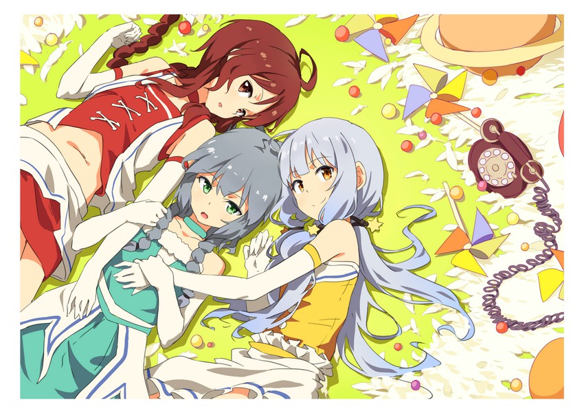 luo tianyi, xingchen, and yuezheng ling (vocaloid and 2 more) drawn by tomato_(lsj44867)