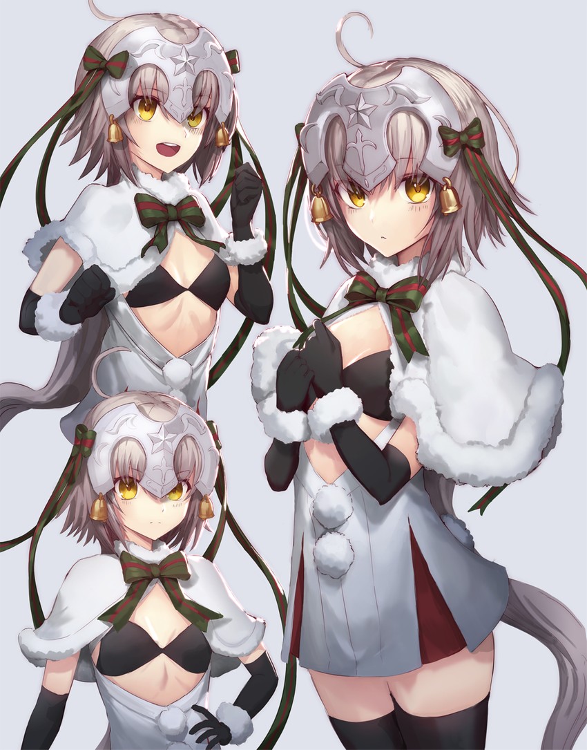 jeanne d'arc alter santa lily (fate and 1 more) drawn by bangosu