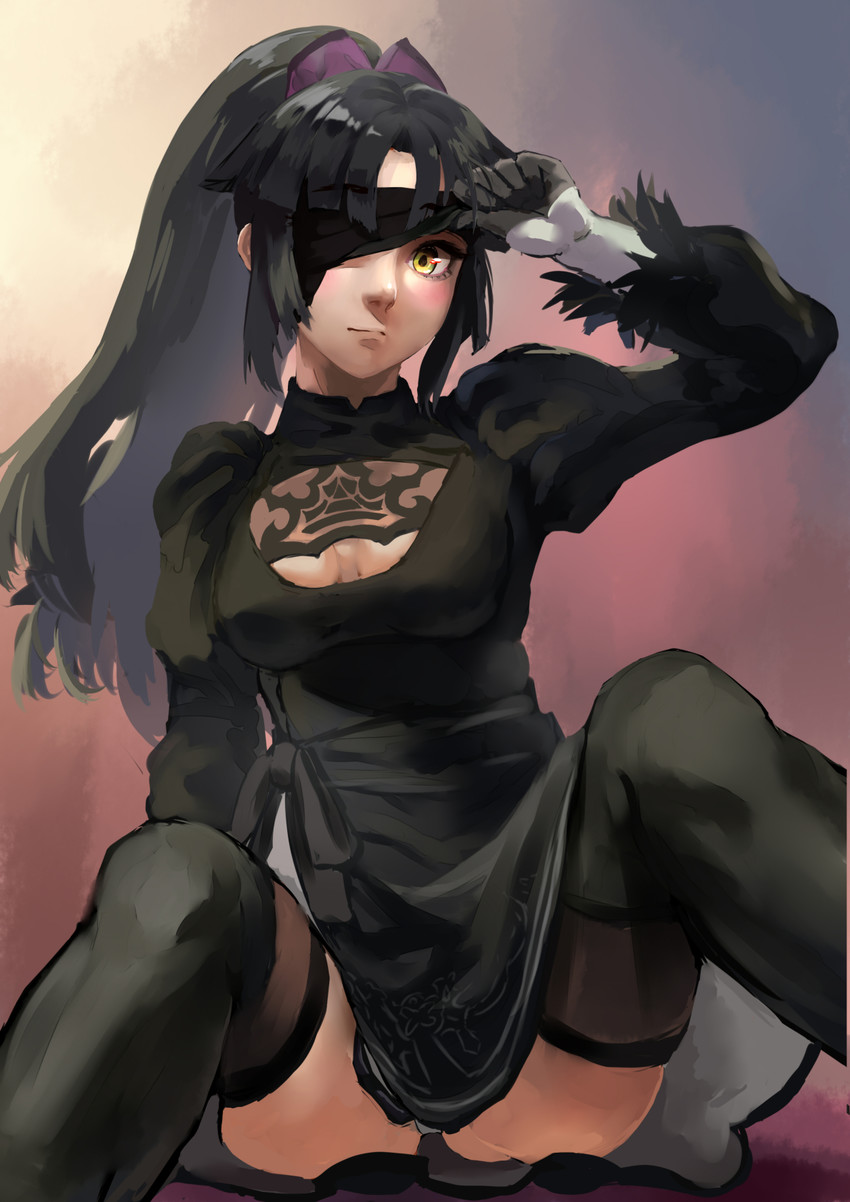 2b and katou danzou (fate and 3 more) drawn by yasaidon