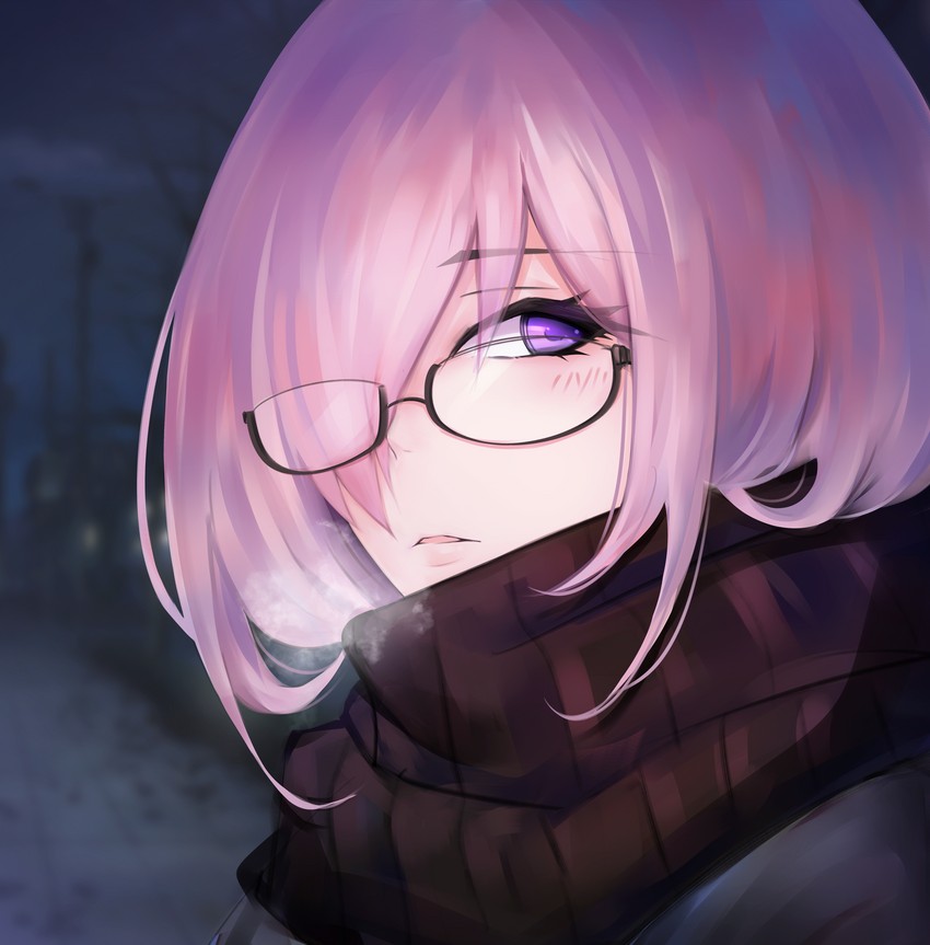 mash kyrielight (fate and 1 more) drawn by rebyo