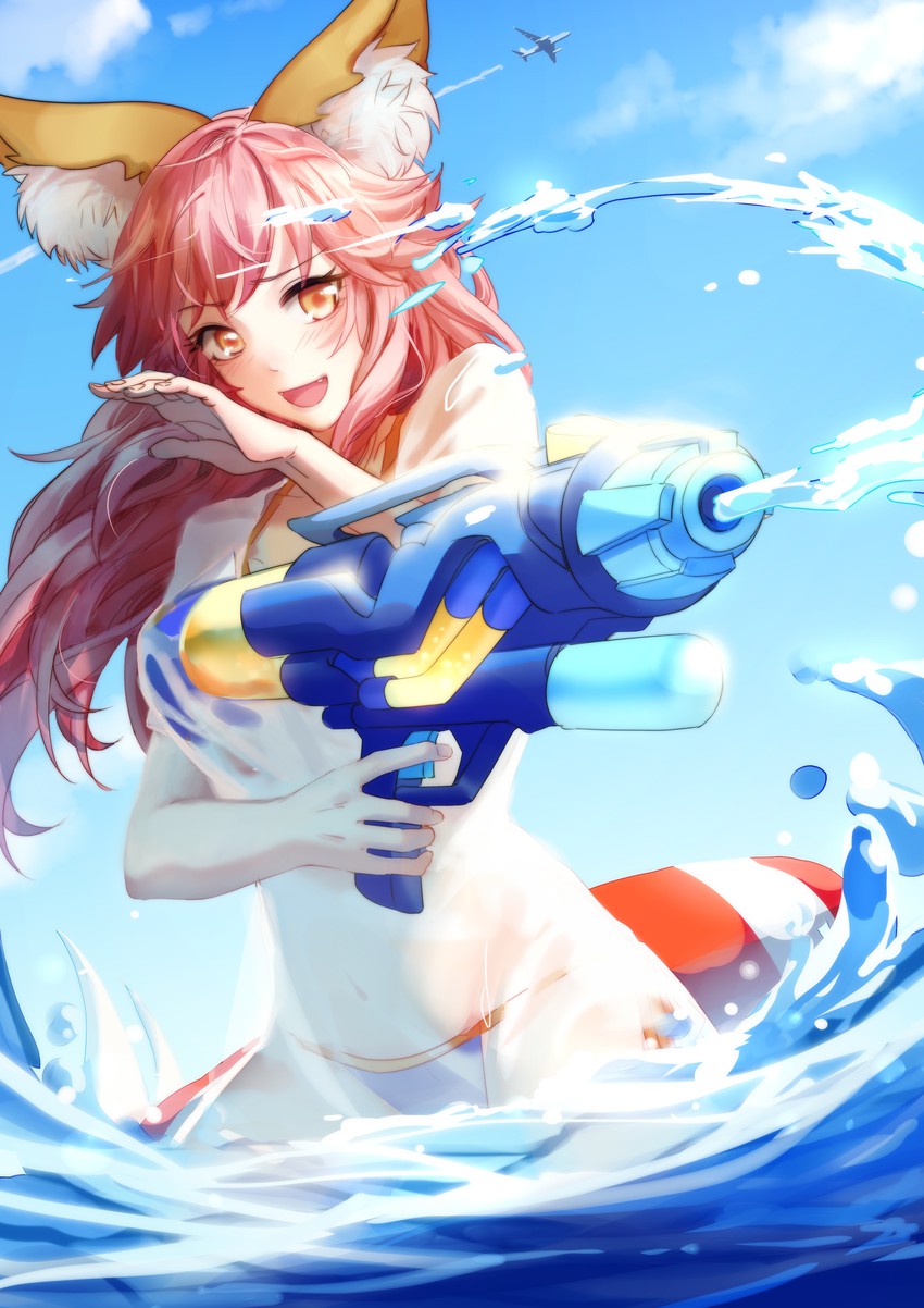 tamamo and tamamo no mae (fate and 1 more) drawn by luo_(xingwa)