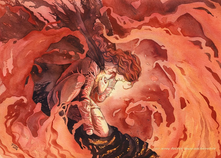 maedhros (tolkien's legendarium and 1 more) drawn by jenny_dolfen